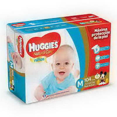 PAÃAL HUGGIES 12 U   M    X 1